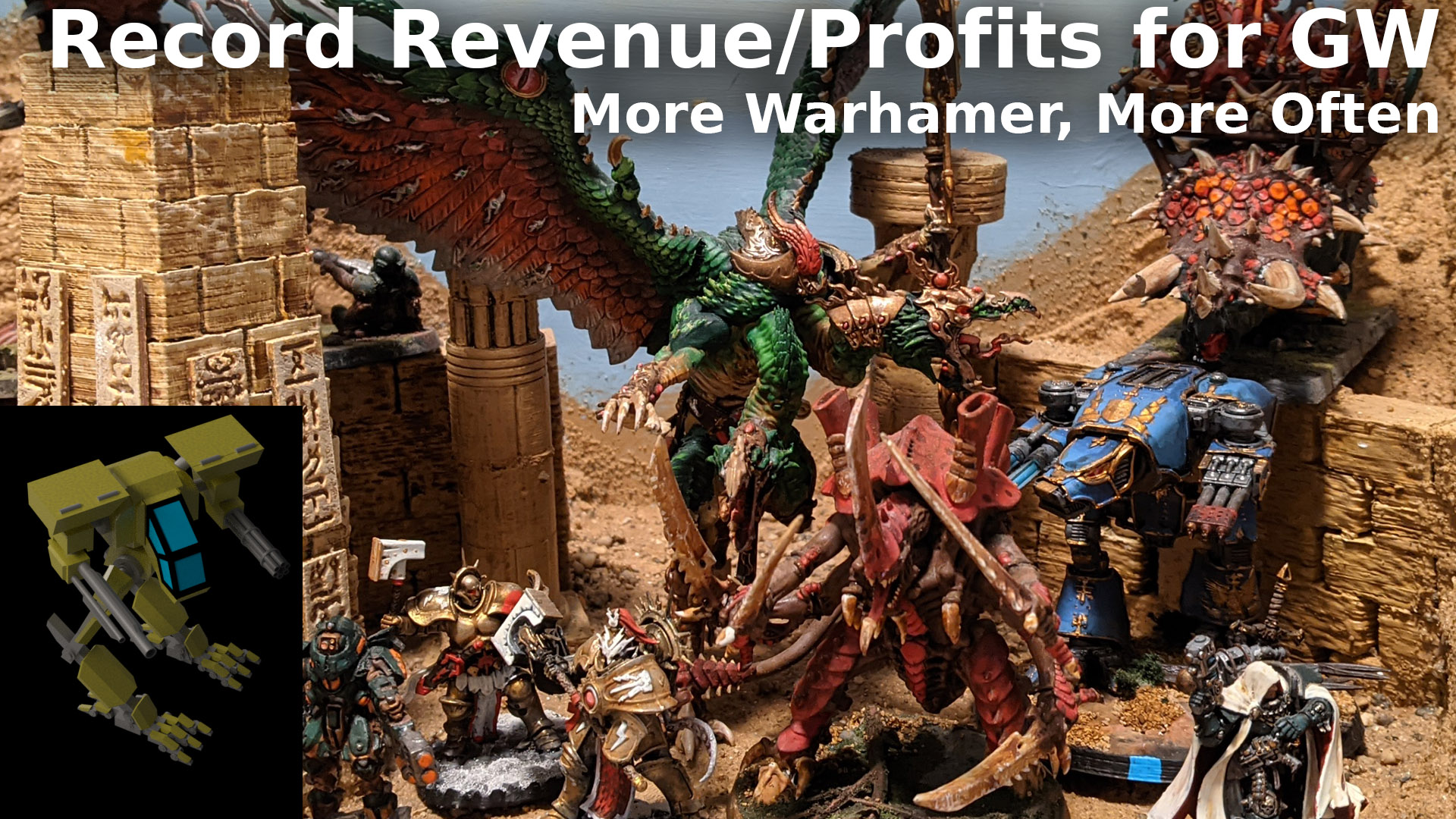The Tabletop Battlefield Record Profits for Games