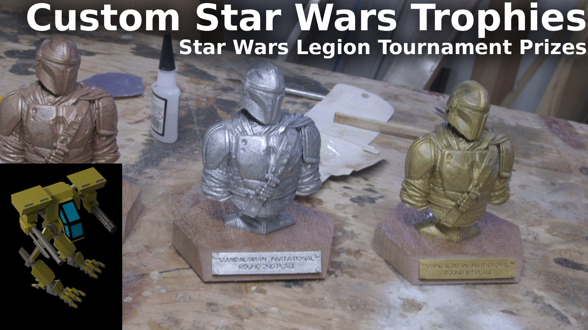 The Tabletop Battlefield Building Star Wars Legion Tournament Trophies